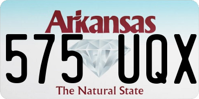 AR license plate 575UQX
