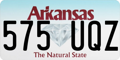 AR license plate 575UQZ