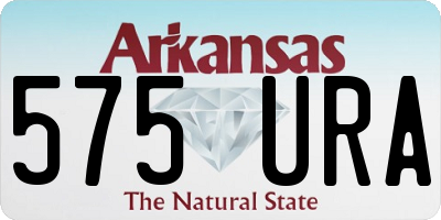 AR license plate 575URA
