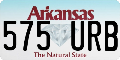 AR license plate 575URB