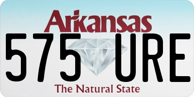 AR license plate 575URE