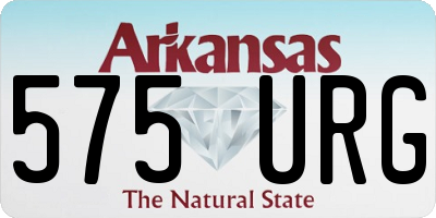 AR license plate 575URG