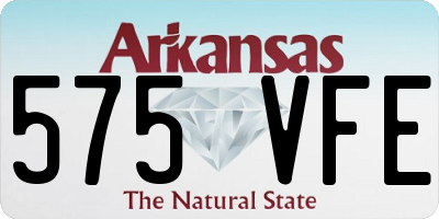 AR license plate 575VFE