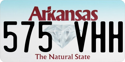 AR license plate 575VHH