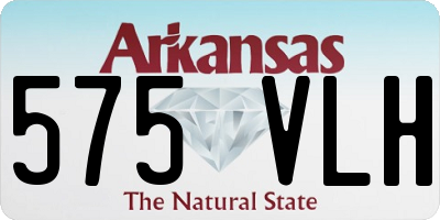 AR license plate 575VLH
