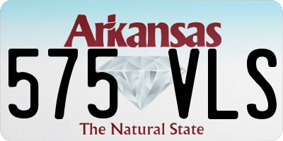 AR license plate 575VLS
