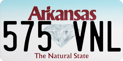 AR license plate 575VNL