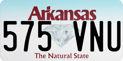 AR license plate 575VNU