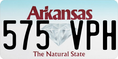 AR license plate 575VPH