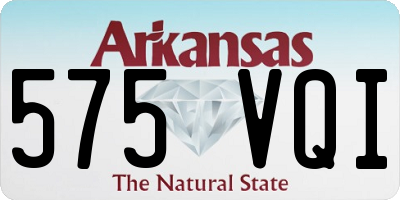 AR license plate 575VQI