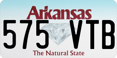 AR license plate 575VTB