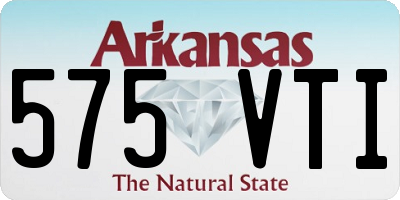 AR license plate 575VTI