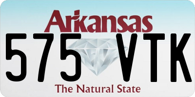 AR license plate 575VTK