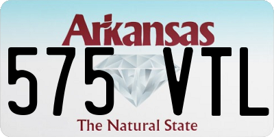 AR license plate 575VTL