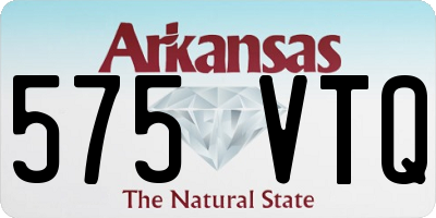 AR license plate 575VTQ