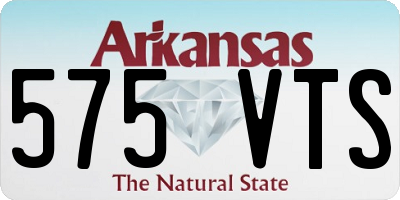 AR license plate 575VTS