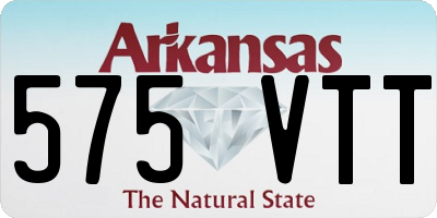 AR license plate 575VTT