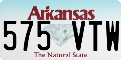 AR license plate 575VTW