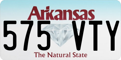 AR license plate 575VTY