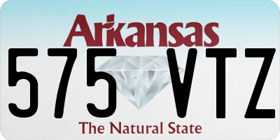 AR license plate 575VTZ