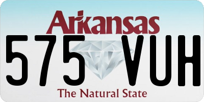 AR license plate 575VUH