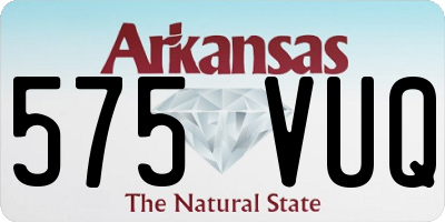 AR license plate 575VUQ