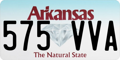 AR license plate 575VVA
