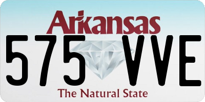 AR license plate 575VVE