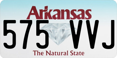 AR license plate 575VVJ