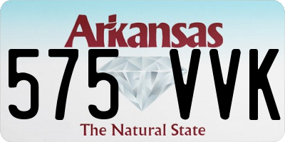AR license plate 575VVK