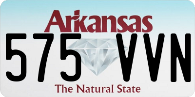 AR license plate 575VVN