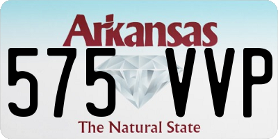AR license plate 575VVP