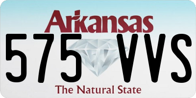 AR license plate 575VVS