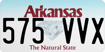 AR license plate 575VVX