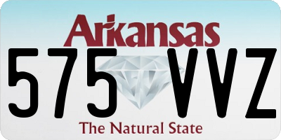 AR license plate 575VVZ