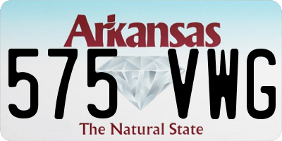 AR license plate 575VWG