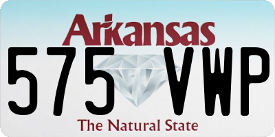 AR license plate 575VWP