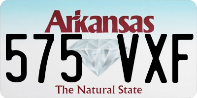 AR license plate 575VXF