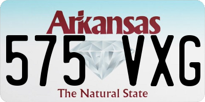 AR license plate 575VXG