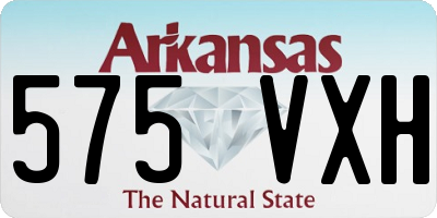AR license plate 575VXH