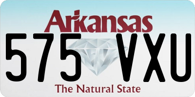 AR license plate 575VXU