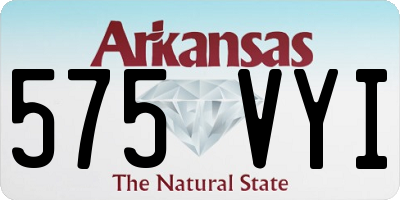 AR license plate 575VYI