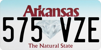 AR license plate 575VZE