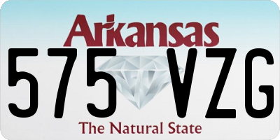 AR license plate 575VZG