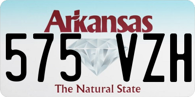 AR license plate 575VZH
