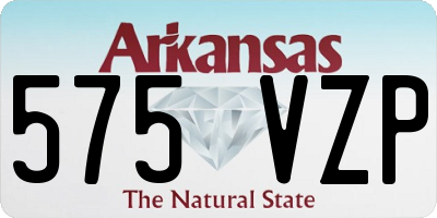 AR license plate 575VZP