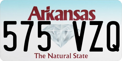 AR license plate 575VZQ