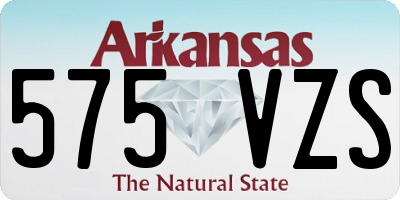 AR license plate 575VZS