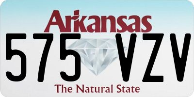 AR license plate 575VZV
