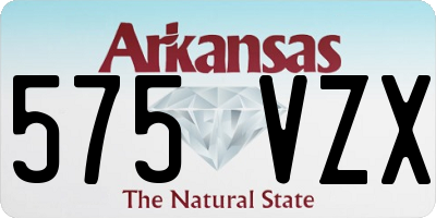 AR license plate 575VZX